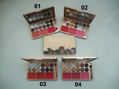 Discount Cosmetics Urban Decay Naked 12 Colors Eye shadow & 3 Blusher